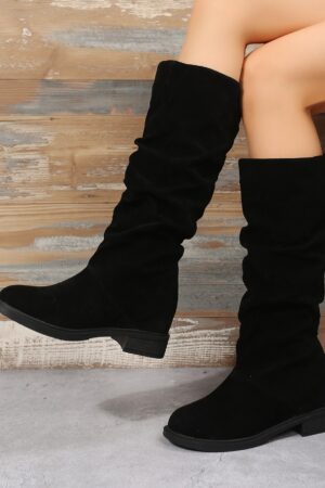 Botas Elegantes Sobre la Rodilla con Tacón Oculto