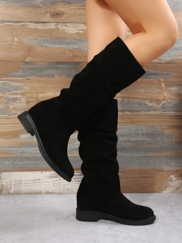 Botas Elegantes Sobre la Rodilla con Tacón Oculto - Image 3