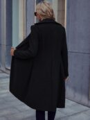 Abrigo Elegante de Doble Botonadura con Cuello Solapa