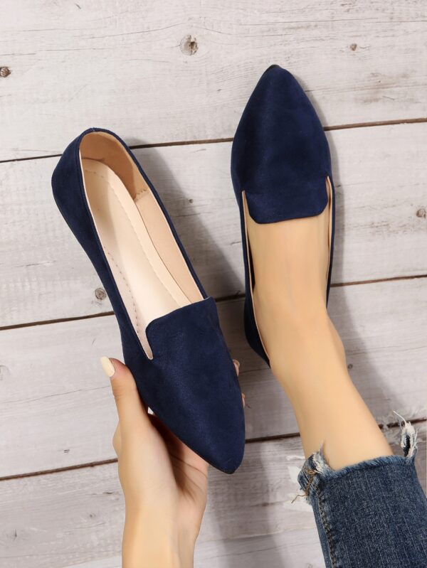 Zapatos Planos Estampados con Punta Afilada y Diseño Deslizable - Image 28