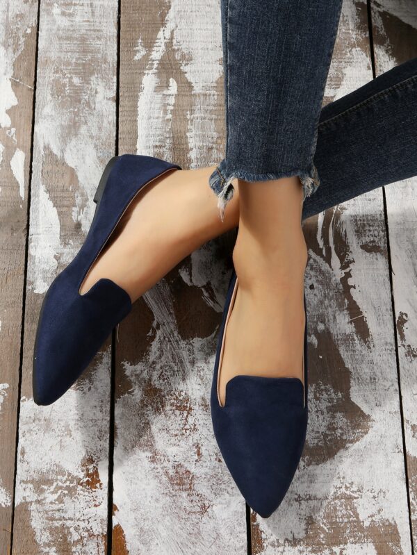 Zapatos Planos Estampados con Punta Afilada y Diseño Deslizable - Image 26