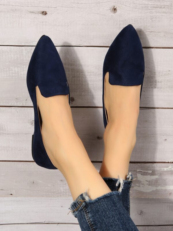 Zapatos Planos Estampados con Punta Afilada y Diseño Deslizable - Image 27