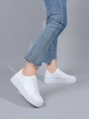 Zapatillas Casuales de Plataforma Impermeable con Cordones