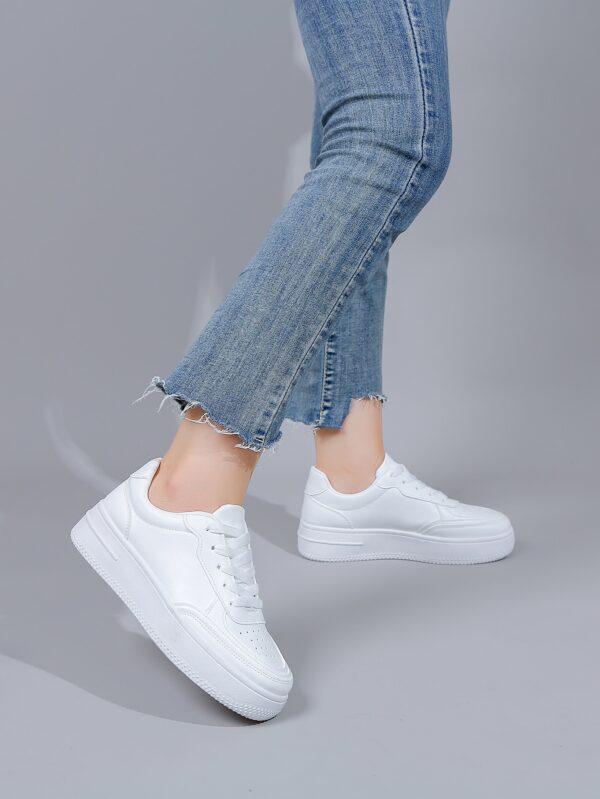 Zapatillas Casuales de Plataforma Impermeable con Cordones - Image 2
