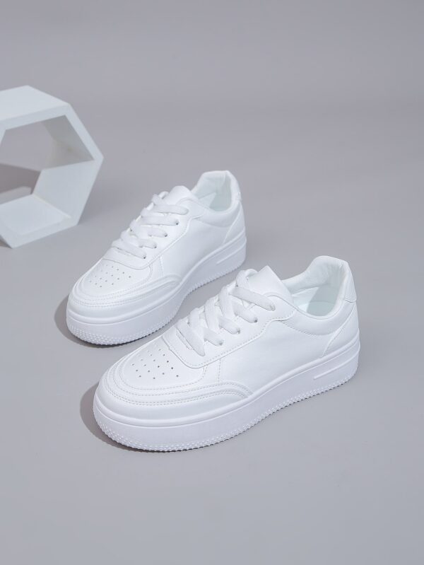 Zapatillas Casuales de Plataforma Impermeable con Cordones - Image 4