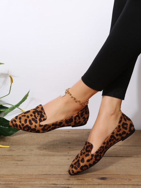 Mocasines Casuales de Puntera Puntiaguda con Hilos Dorados - Image 75