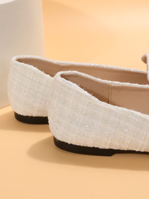 Mocasines Casuales de Puntera Puntiaguda con Hilos Dorados - Image 92