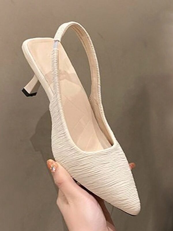 Zapatos de Tacón Elegantes con Correa Trasera y Tacón Piramidal - Image 38