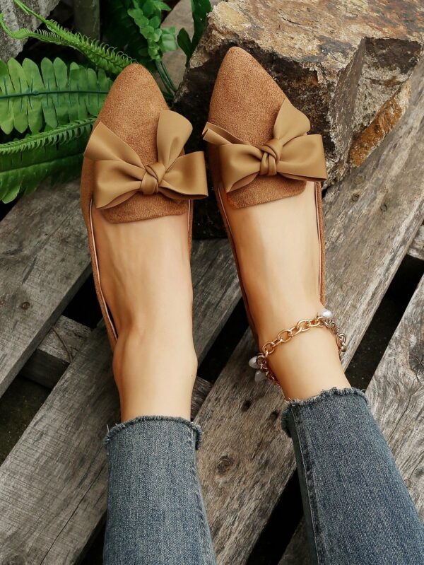 Mocasines Casuales de Puntera Puntiaguda con Hilos Dorados - Image 83