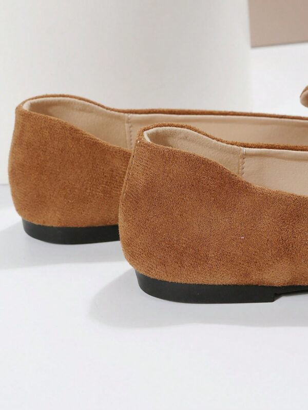 Mocasines Casuales de Puntera Puntiaguda con Hilos Dorados - Image 85