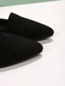 Mocasines Casuales de Puntera Puntiaguda con Hilos Dorados