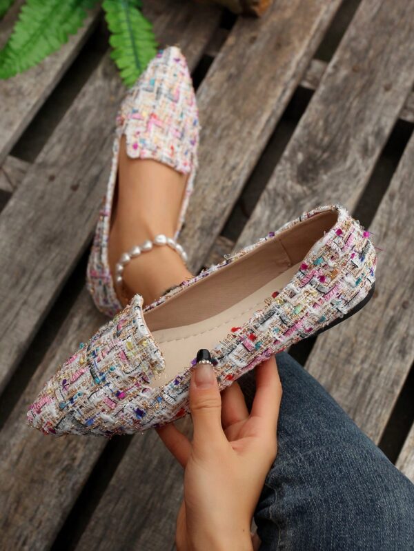 Zapatos Planos Estampados con Punta Afilada y Diseño Deslizable - Image 23