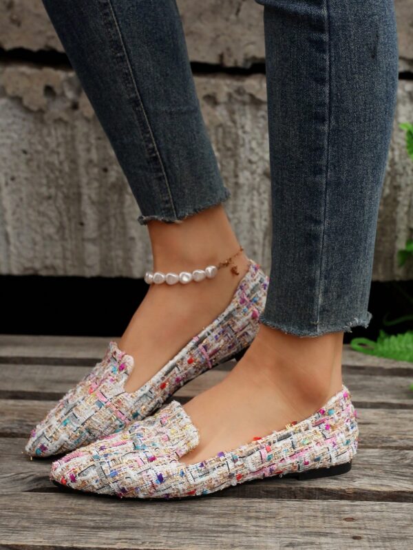 Zapatos Planos Estampados con Punta Afilada y Diseño Deslizable - Image 24