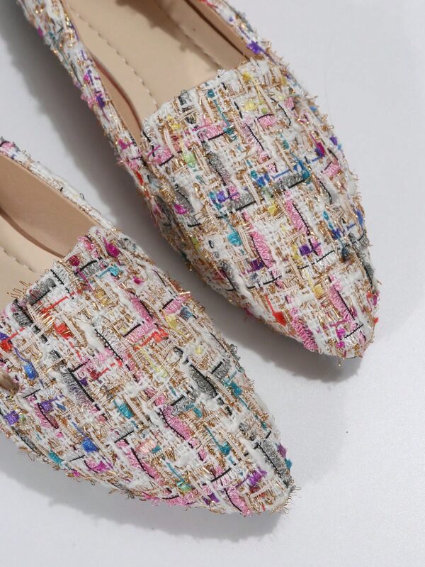 Zapatos Planos Estampados con Punta Afilada y Diseño Deslizable - Image 25