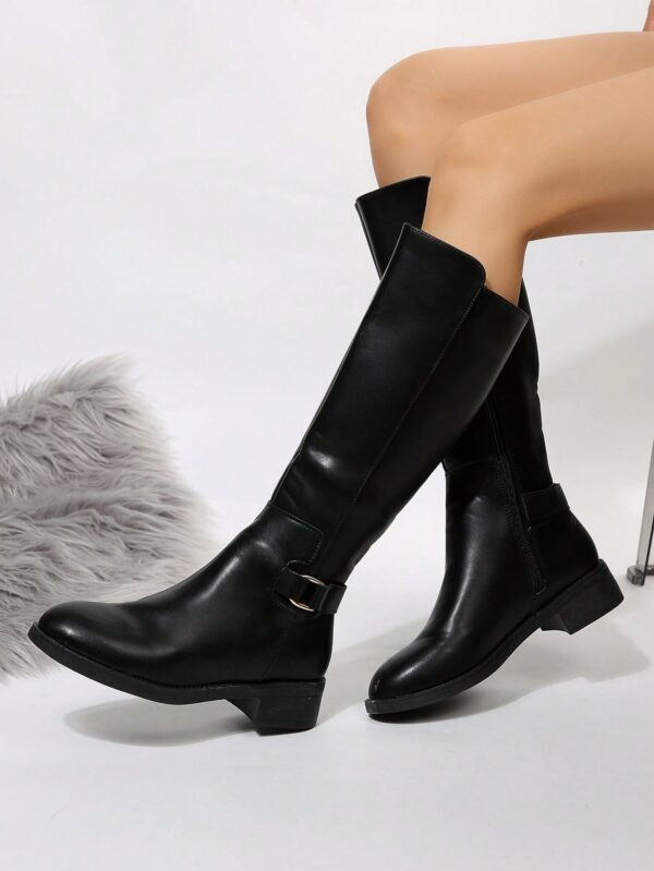 Botas de Montar Marrones con Correa de Hebilla para Invierno - Image 11