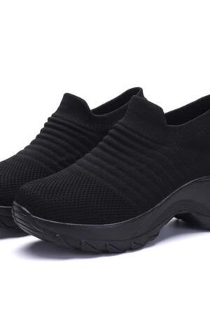 Zapatillas Deportivas de Mujer con Amortiguación y Diseño Tejido