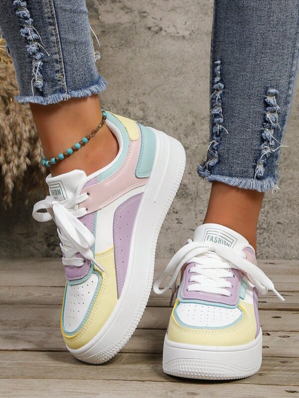 Zapatillas Casuales de Plataforma Impermeable con Cordones - Image 12