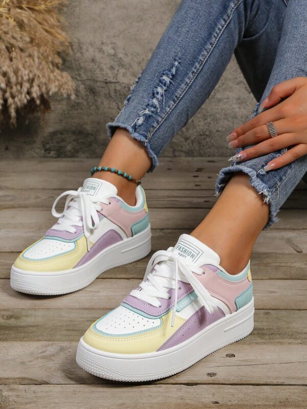 Zapatillas Casuales de Plataforma Impermeable con Cordones - Image 13