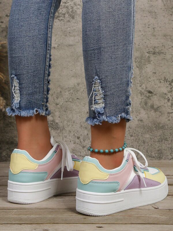 Zapatillas Casuales de Plataforma Impermeable con Cordones - Image 15