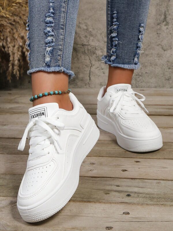 Zapatillas Casuales de Plataforma Impermeable con Cordones - Image 23