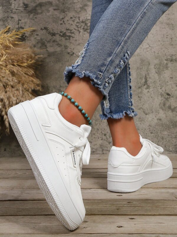 Zapatillas Casuales de Plataforma Impermeable con Cordones - Image 25