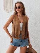 Chaleco de Verano con Flecos y Tachas