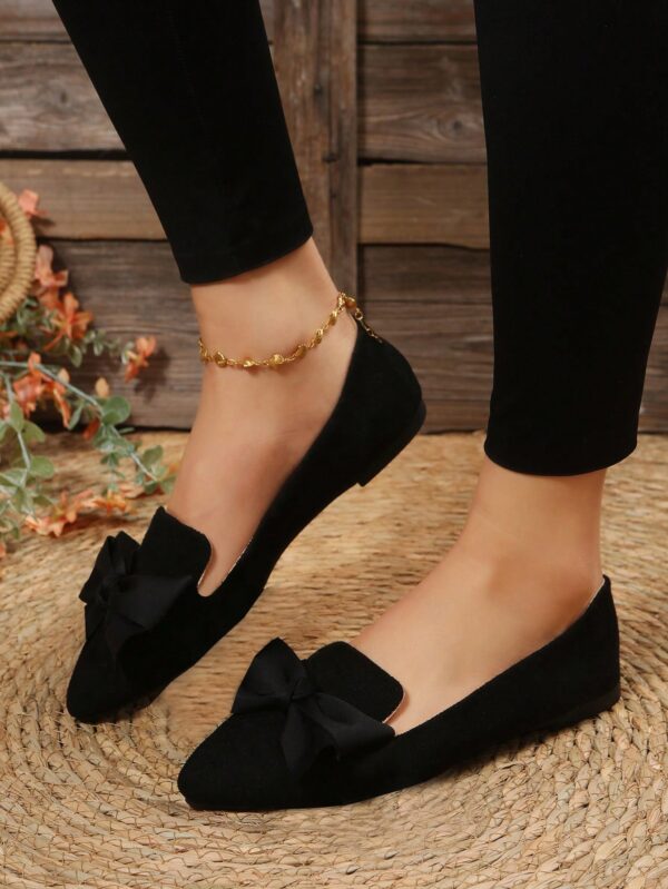 Mocasines Casuales de Puntera Puntiaguda con Hilos Dorados - Image 59