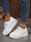 Zapatillas de Plataforma con Taco Oculto para Mujer