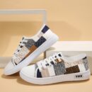 Zapatillas Deportivas y Casuales de Lona Liviana y Transpirable
