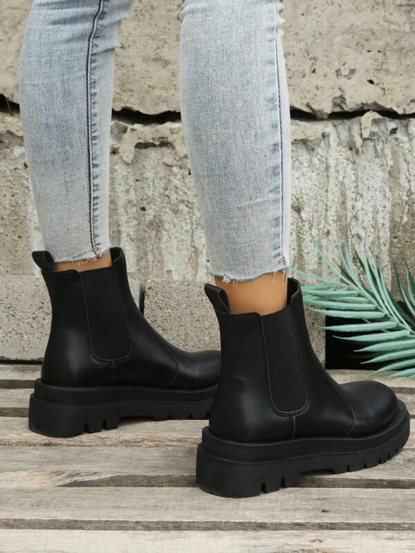 Botines Chelsea de Plataforma y Estilo Británico Retro - Image 25