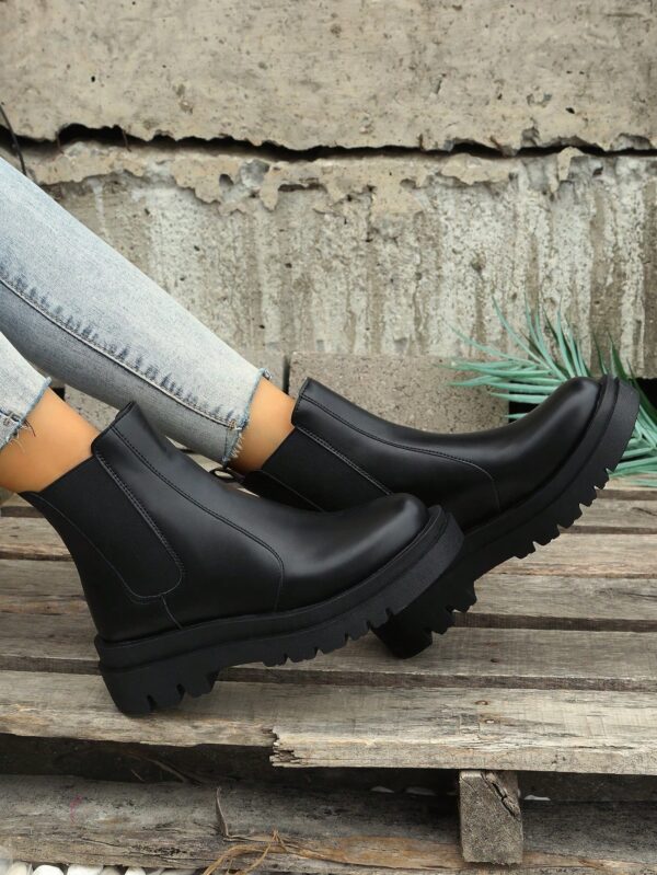 Botines Chelsea de Plataforma y Estilo Británico Retro - Image 28
