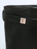 Botas Altas de Cuero Sintético para Temporada de Vacaciones