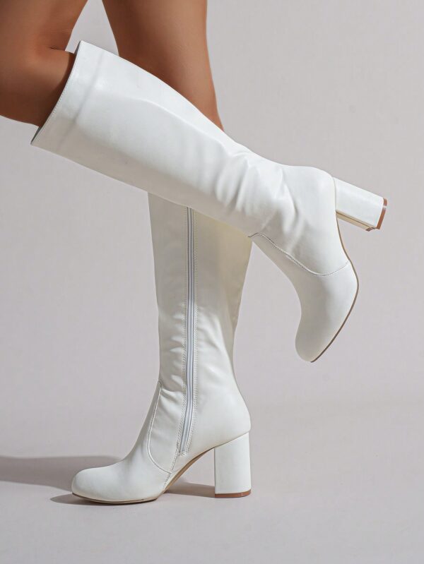 Botas Fashion Casual para Mujer en Color Blanco