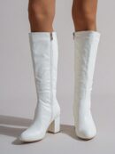 Botas Fashion Casual para Mujer en Color Blanco