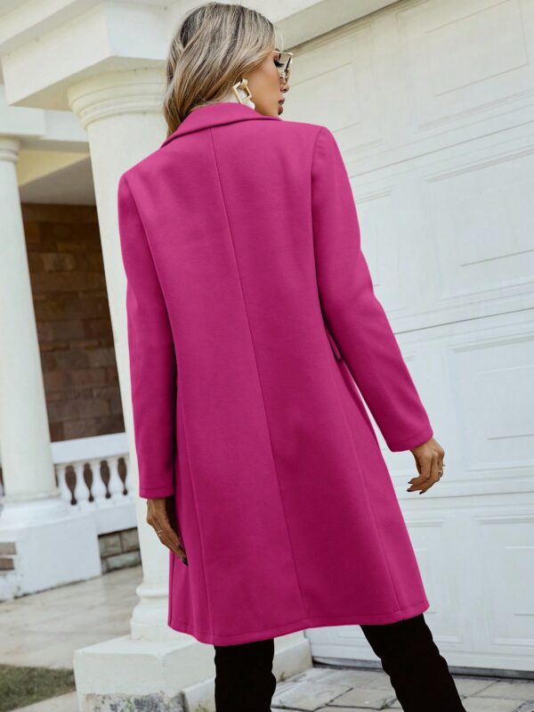 Abrigo Elegante con Cuello Solapa y Doble Botonadura - Image 30