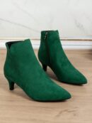 Botines de Mujer con Cierre Lateral y Tacón Delgado