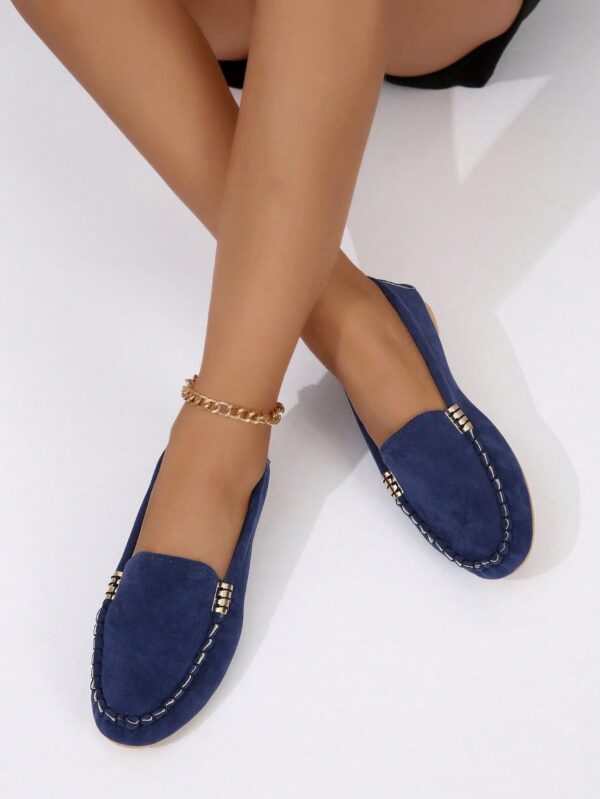 Mocasines Planos con Detalles Metálicos para Mujer - Image 13