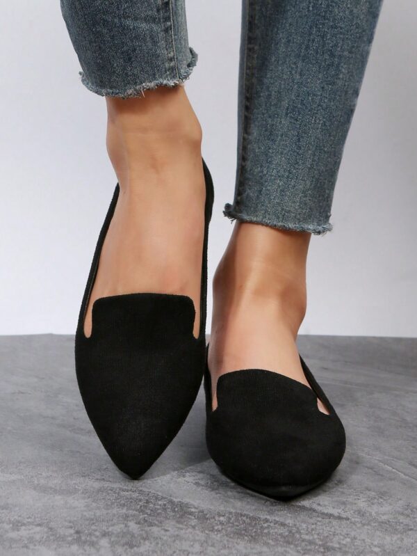 Mocasines Casuales de Puntera Puntiaguda con Hilos Dorados - Image 68