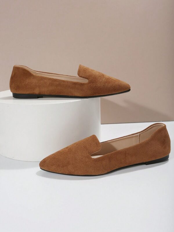 Mocasines Casuales de Puntera Puntiaguda con Hilos Dorados - Image 30