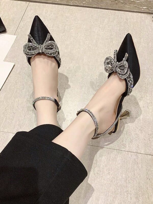 Zapatos de Tacón Alto Elegantes con Detalle de Moño - Image 19