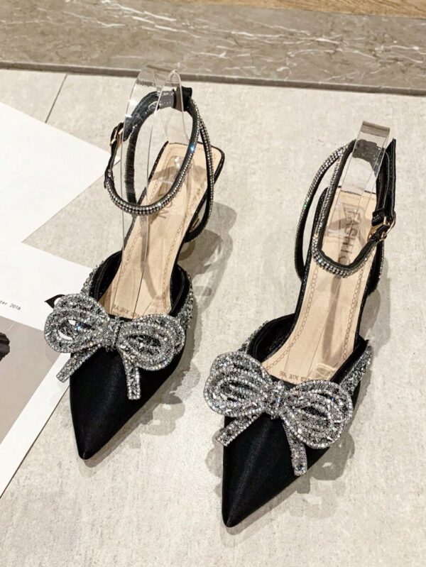 Zapatos de Tacón Alto Elegantes con Detalle de Moño - Image 20