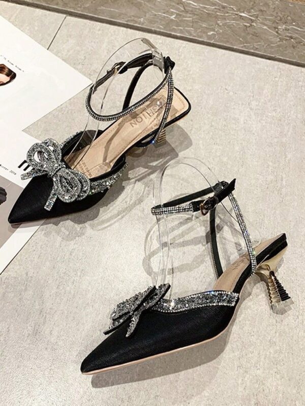 Zapatos de Tacón Alto Elegantes con Detalle de Moño - Image 21