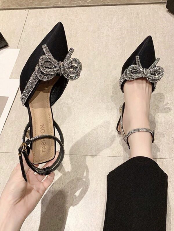 Zapatos de Tacón Alto Elegantes con Detalle de Moño - Image 23