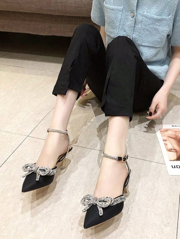 Zapatos de Tacón Alto Elegantes con Detalle de Moño - Image 27