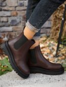 Botines Chelsea de Plataforma y Estilo Británico Retro