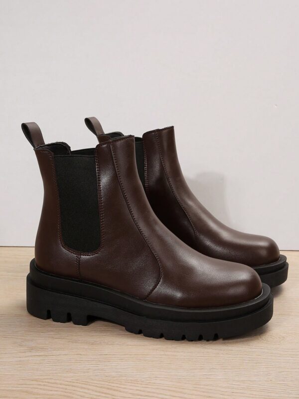 Botines Chelsea de Plataforma y Estilo Británico Retro - Image 14