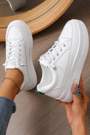 Zapatillas de Plataforma con Taco Oculto para Mujer