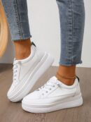 Zapatillas de Plataforma con Taco Oculto para Mujer