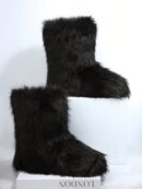 Botas de Nieve de Plataforma Alta en Gamuza Sintética