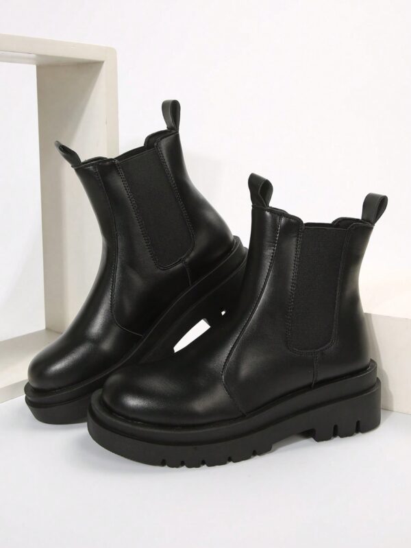 Botines Chelsea de Plataforma y Estilo Británico Retro - Image 5